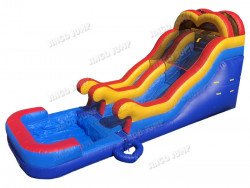 14 FT RED/YELLOW/BLUE WATERSLIDE