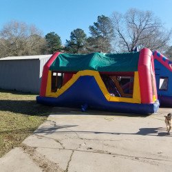 ROCK WALL DUAL BOUNCE HOUSE